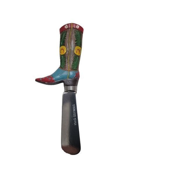 Cheese knife spreader Set of 6 Charcuterie Butter Board boot butterfly fish palm - Picture 5 of 5